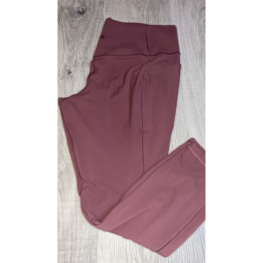 Athleta Women's Transcend 7/8 Activewear Leggings Rose Size XL